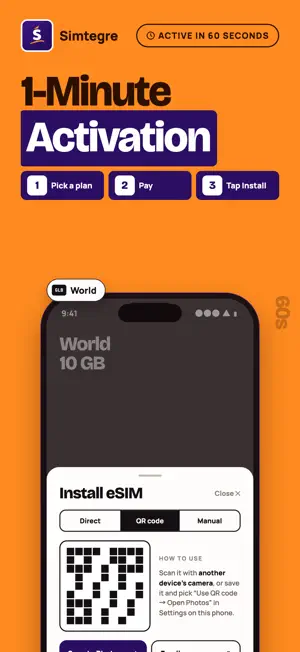 Simtegre eSIM: Travel Internet screenshot 3