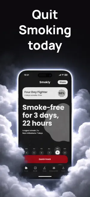 Quit Smoking & Vaping: Smokly screenshot 1