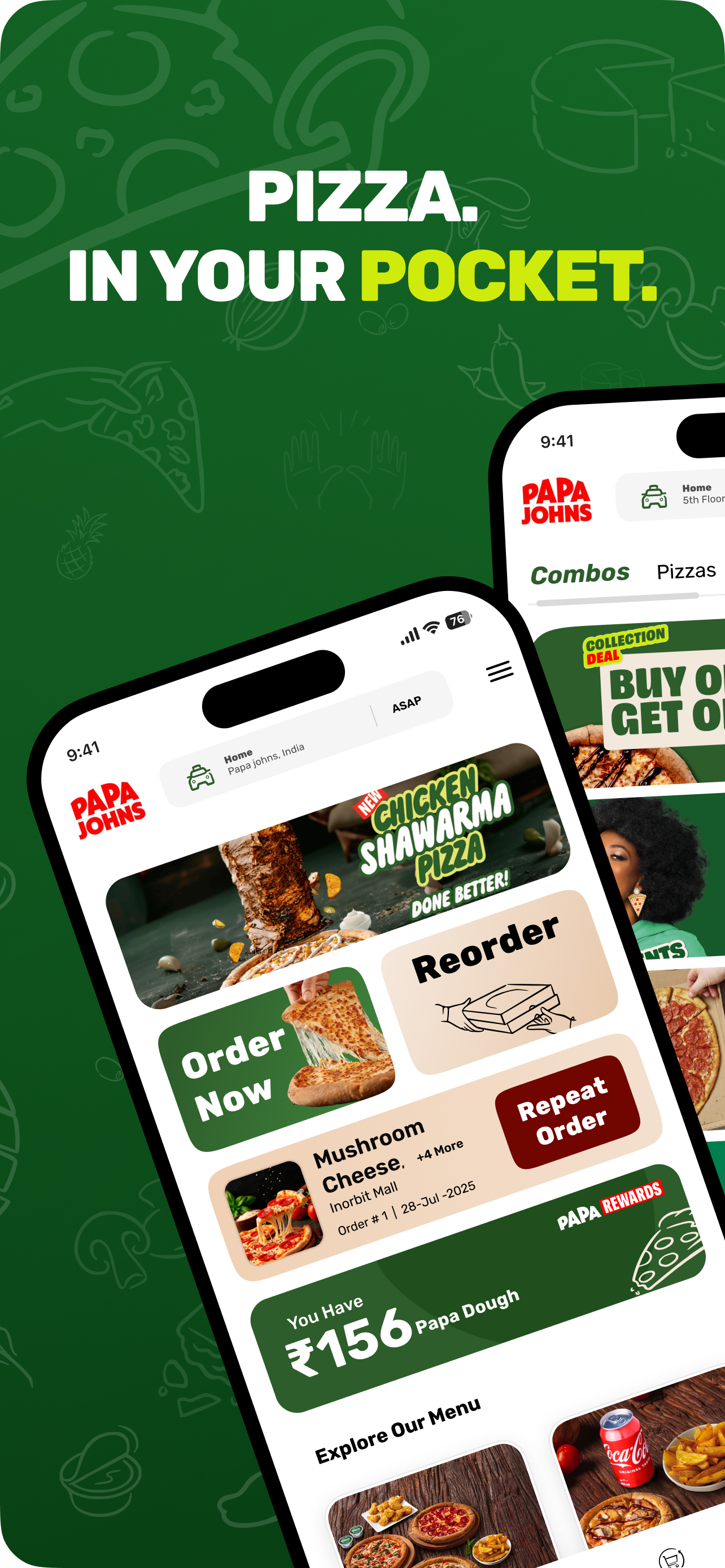 Papa Johns Pizza India