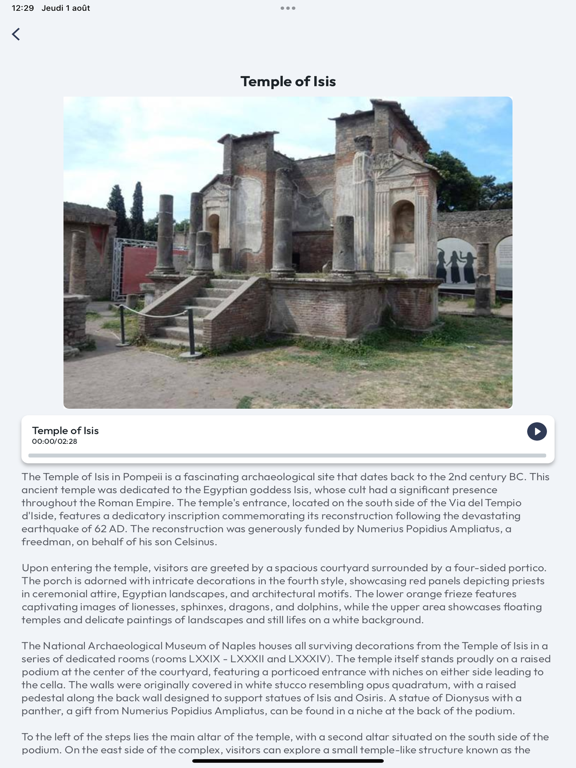 Screenshot #6 pour Pompeii, visite et guide