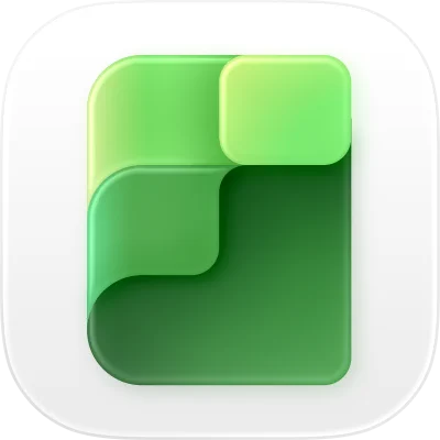 Microsoft Excel app icon - spreadsheet app