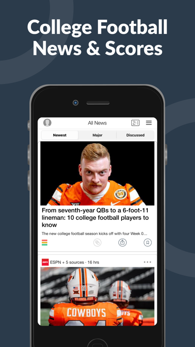 Screenshot #1 pour College Football News & Scores