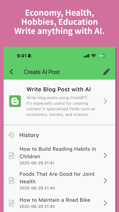 App screenshot