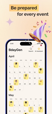 BdayGen: Birthday Reminder screenshot
