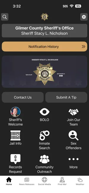 Gilmer County Sheriff GA screenshot 1