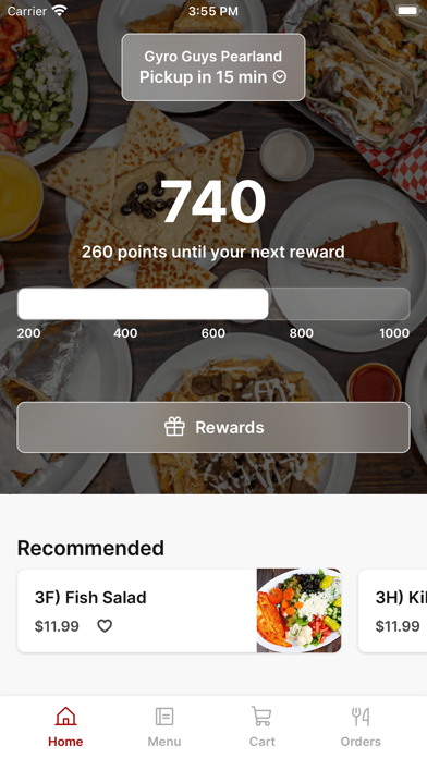Gyro Guys iPhone screenshot 1 - Food & Drink app