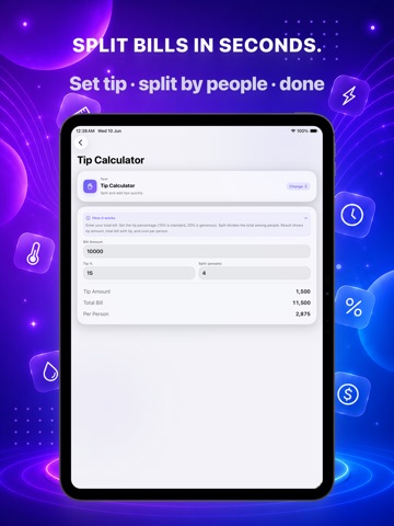 Unit Converter : All-In-One iPad screenshot
