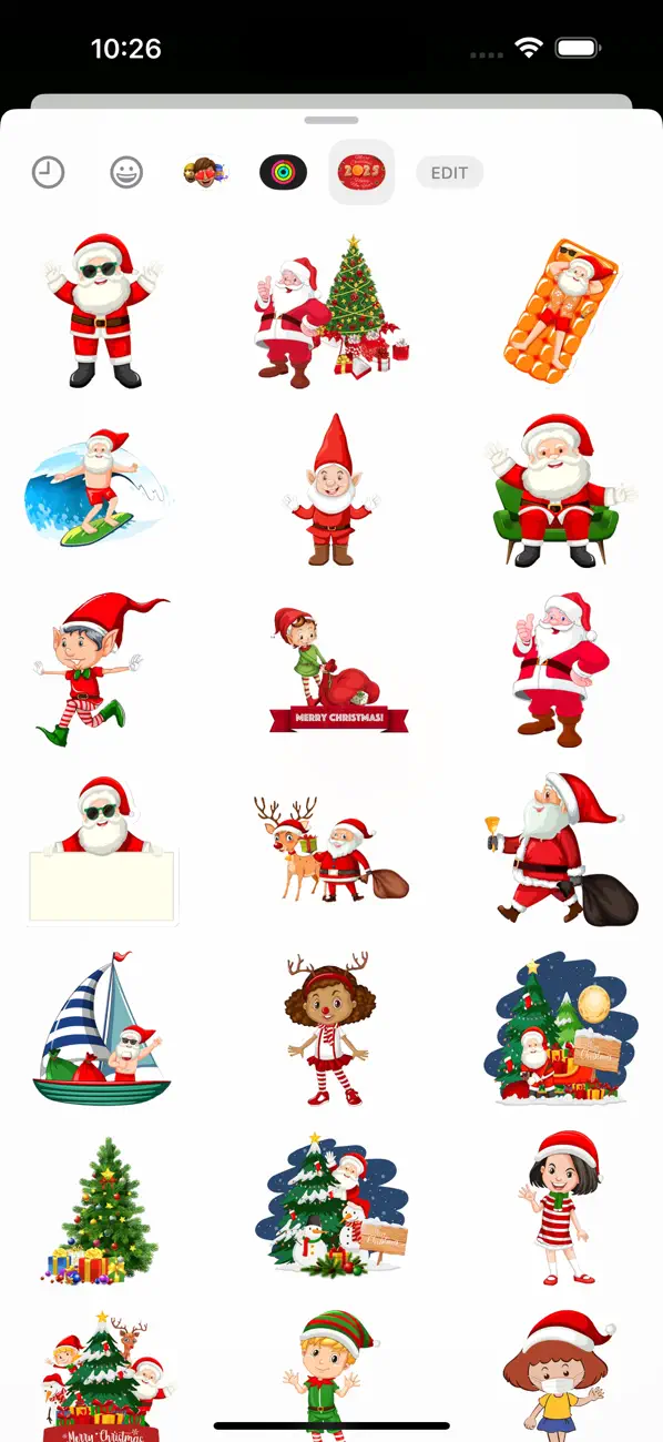 Screenshot #3 pour Christmas Countdown - Stickers