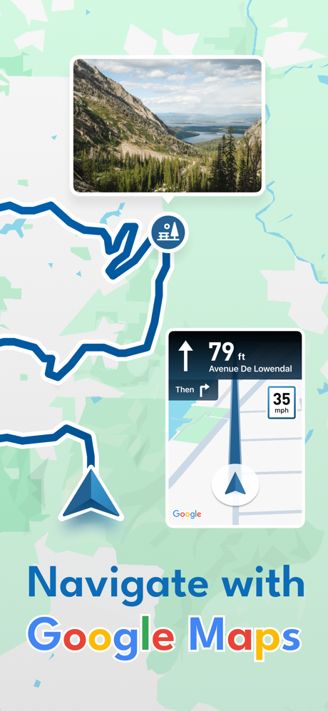 Blucap Go Fun Motorcycle Route screenshot 2