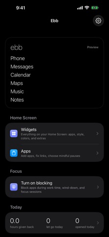 Ebb: Minimalist Launcher Screenshot 6 of 6
