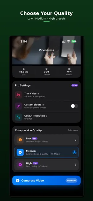 VideoPress - Video Compressor screenshot 4