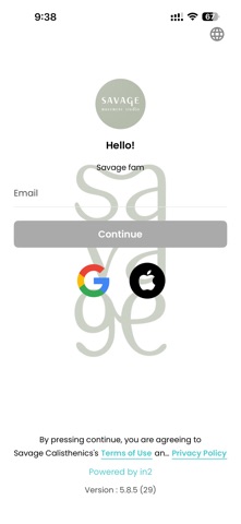Savage Calisthenics iPhone screenshot