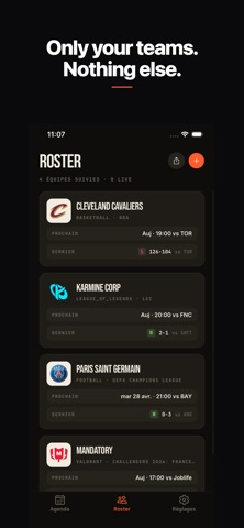 My Roster: Football NBA LoL screenshot