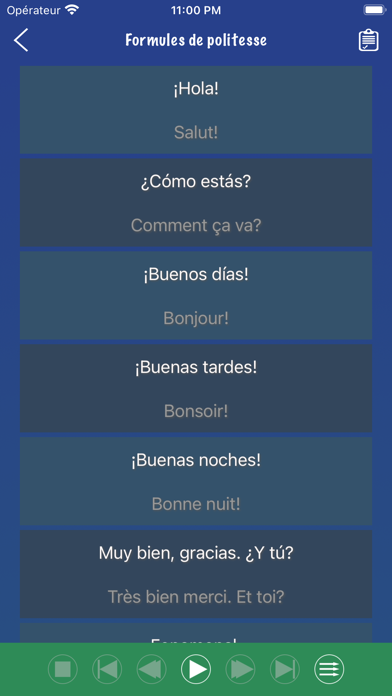 Screenshot #2 pour Phrase espagnole