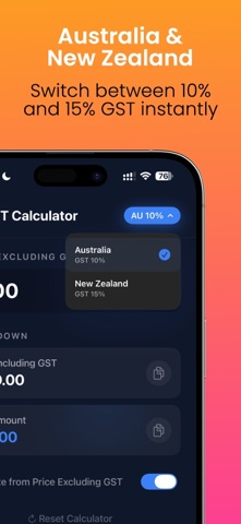 Aussie GST Calculator screenshot