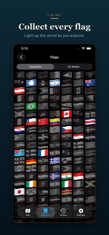 Countries Visited Map ‎ iPhone screenshot