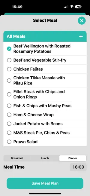 My Family Meal Planner screenshot 3