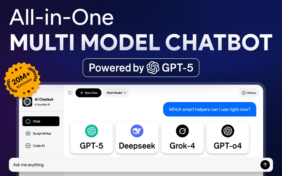 #1. AI Chat - Chatbot Ask Anything (macOS) 由: Saba Shahid