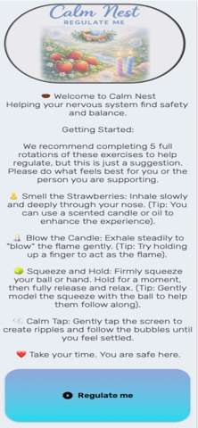 Calm Nest : RegulateMe のスクリーンショット