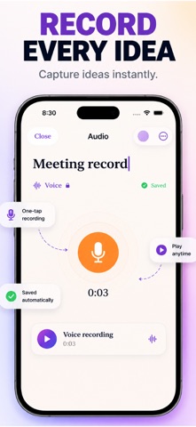 Adelis : Notes iPhone screenshot