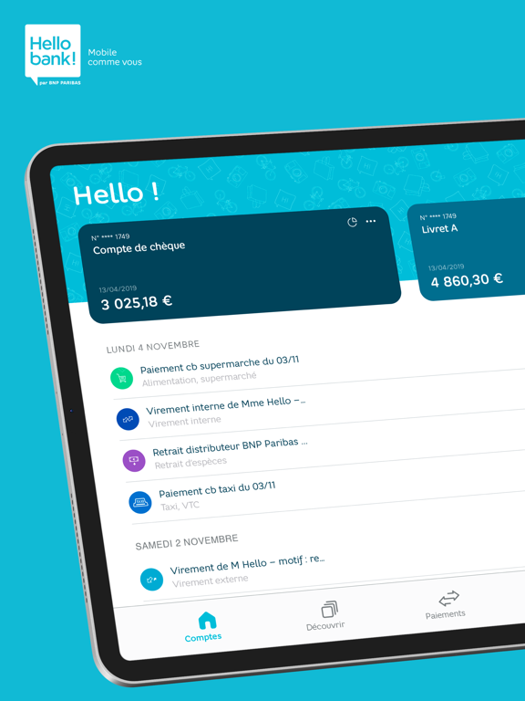 Screenshot #4 pour Hello bank! par BNP Paribas
