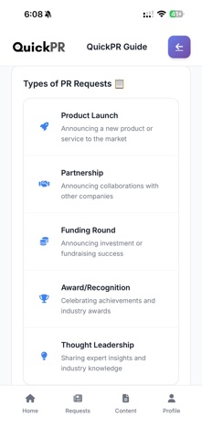 QuickPR - Press Release screenshot