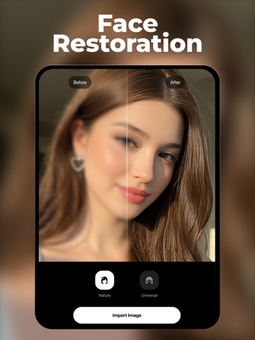 FotorPea - AI Photo Enhancer iPad screenshot