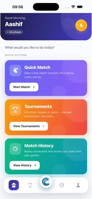 CricZone – Cricket Scorer screenshot 1