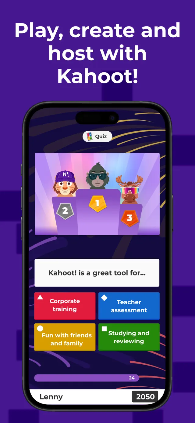 Kahoot! Play & Create Quizzes screenshot 1