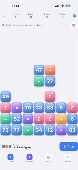 MathCubes Glass screenshot 3