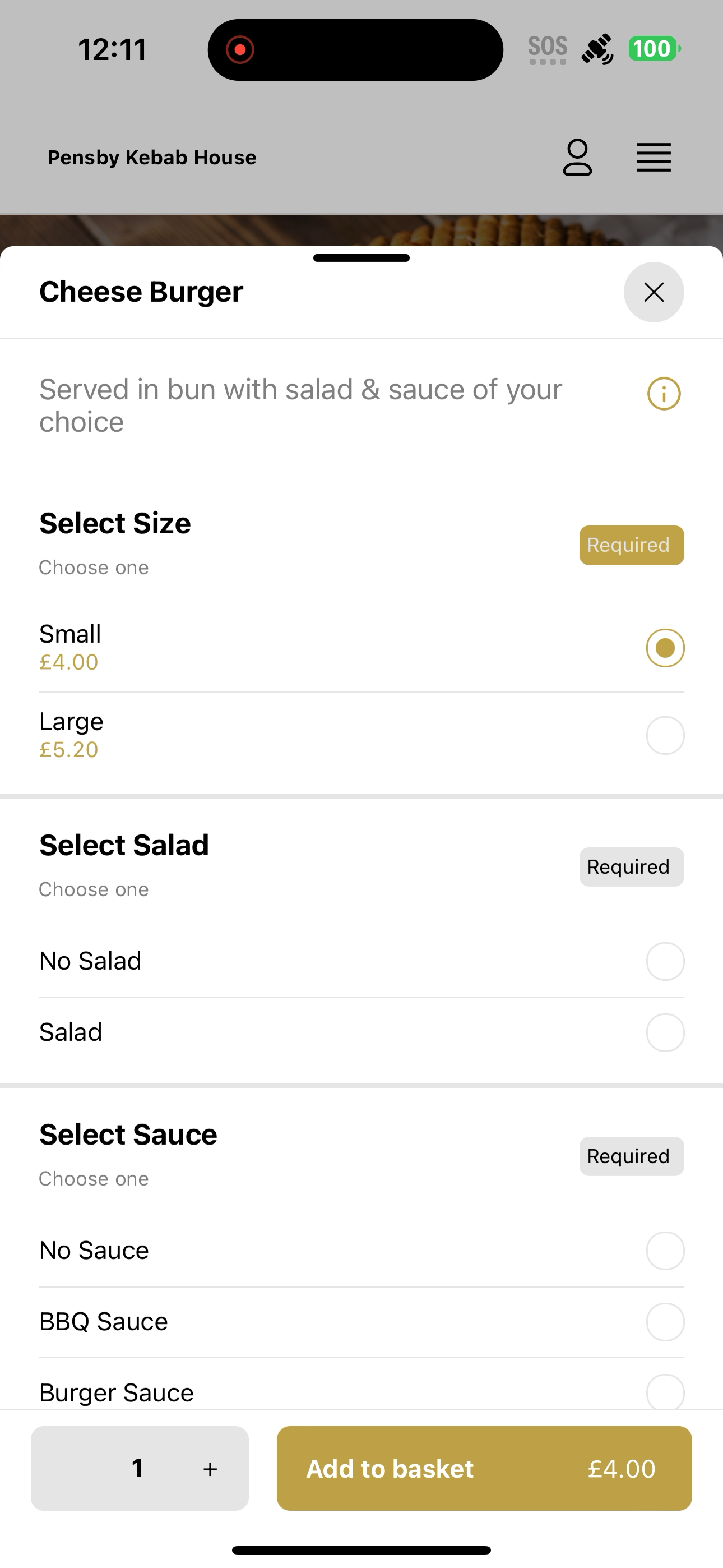 Pensby Kebab House UK screenshot 5