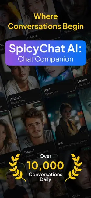 SpicyChat AI: Chat Companion iPhone screenshot 1