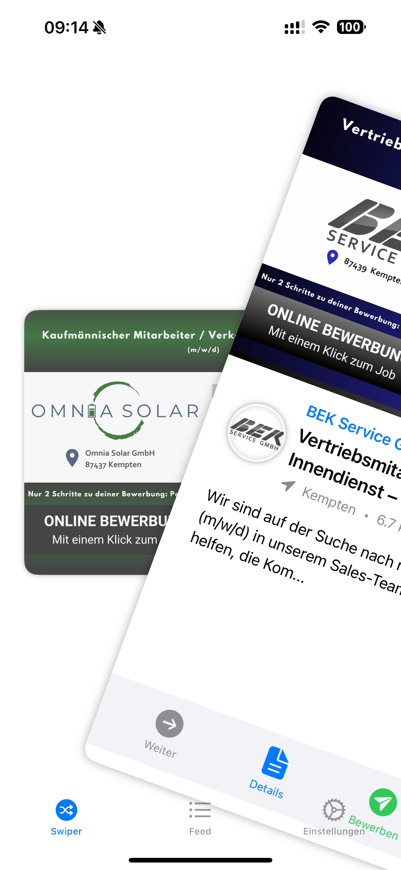 Arbeitsboard - JobSwiper