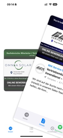 Arbeitsboard - JobSwiper screenshot