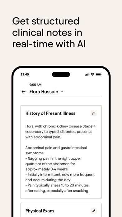 Abridge for Clinicians Screenshot