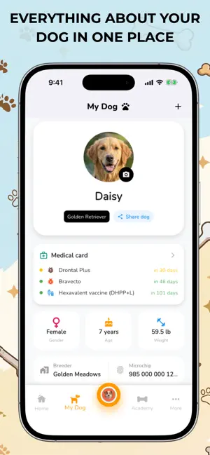 Haffy: Dog Diary, Health & AI screenshot 1