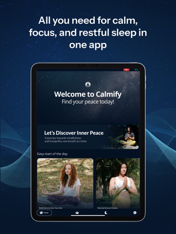 Calmify - Sleep & Meditation iPad screenshot