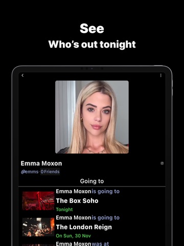 afterhours: London nightlife iPad screenshot