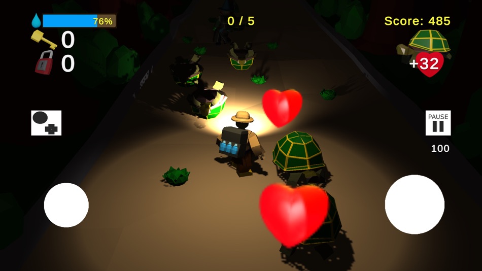 #3. Obeebok Lux: 3D Platformer Run (iOS) 由: Katarzyna Rog