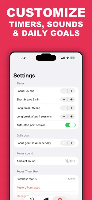 Focus Timer: Deep Work Timer screenshot 4