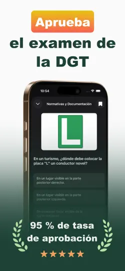 Captura de pantalla de Test DGT 2026 en iPhone 1
