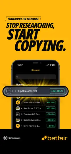 Captura de pantalla de Betfair Tipster en iPhone 2