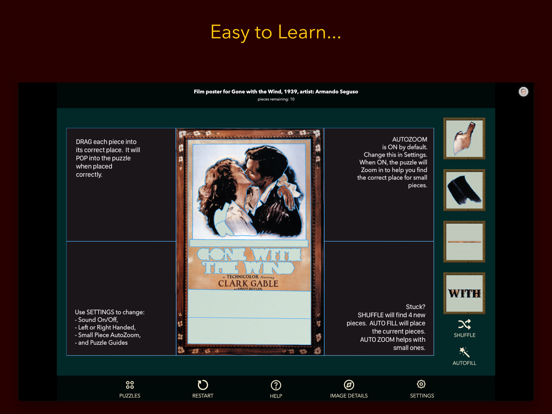 Screenshot #5 pour Poster Puzzles