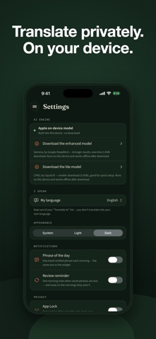 Translate & Learn Languages iPhone screenshot