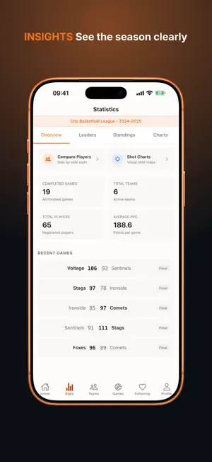 Basketball Stats App screenshot 3