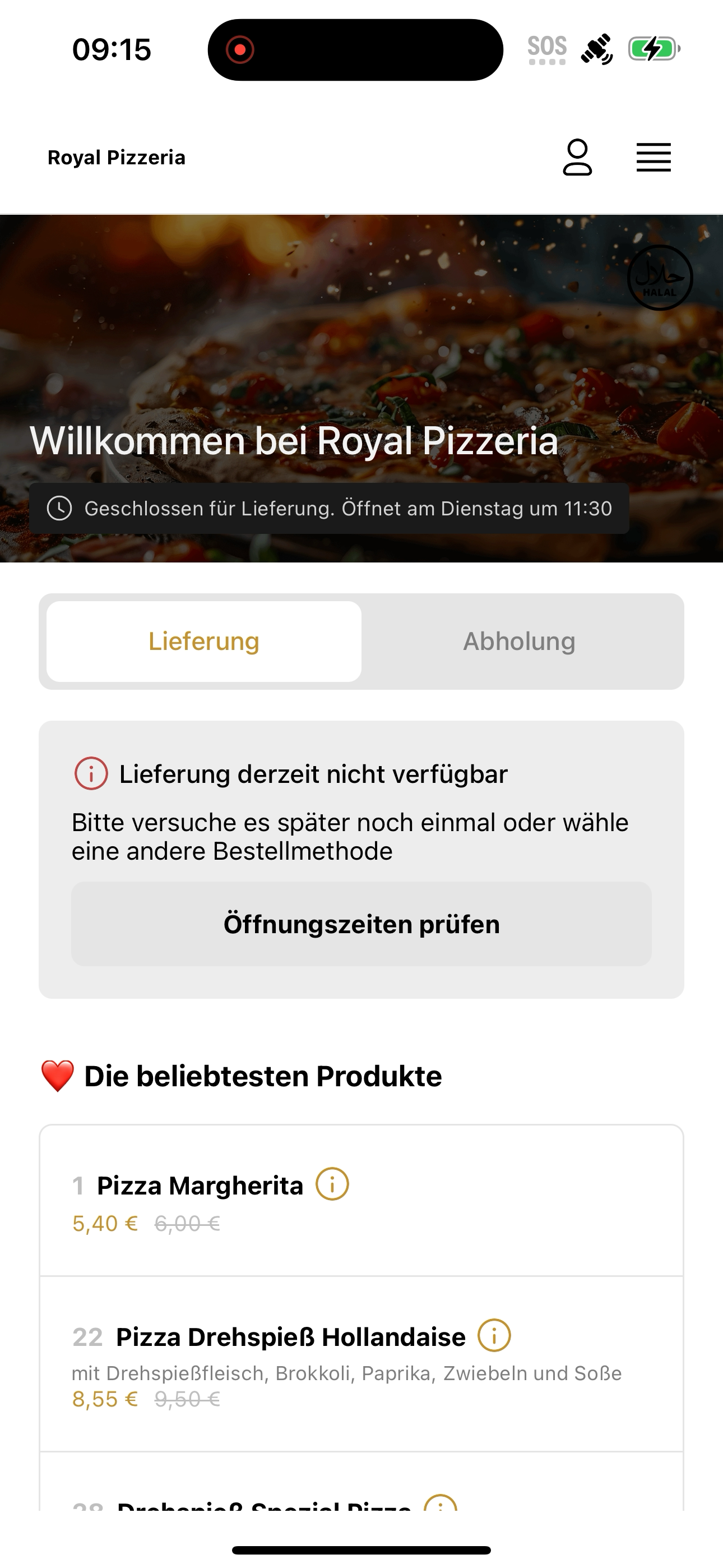 Royal Pizzeria screenshot 2