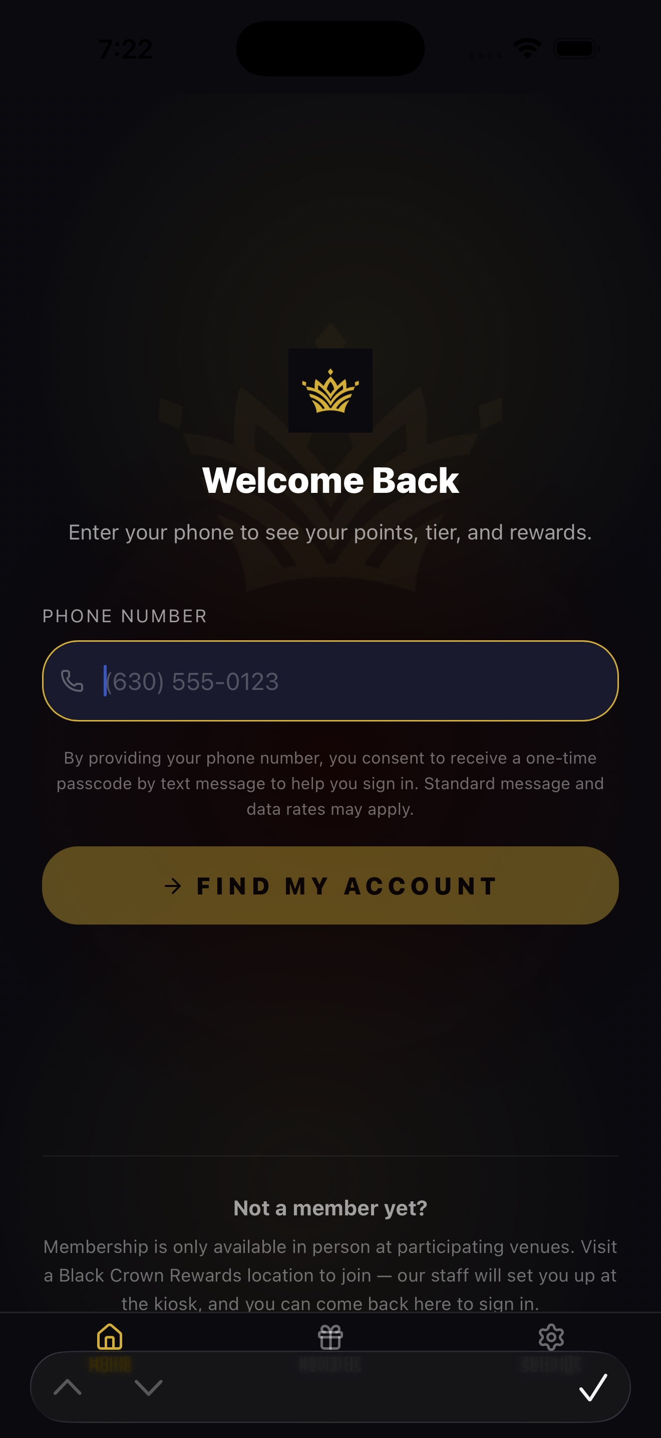 Black Crown Rewards