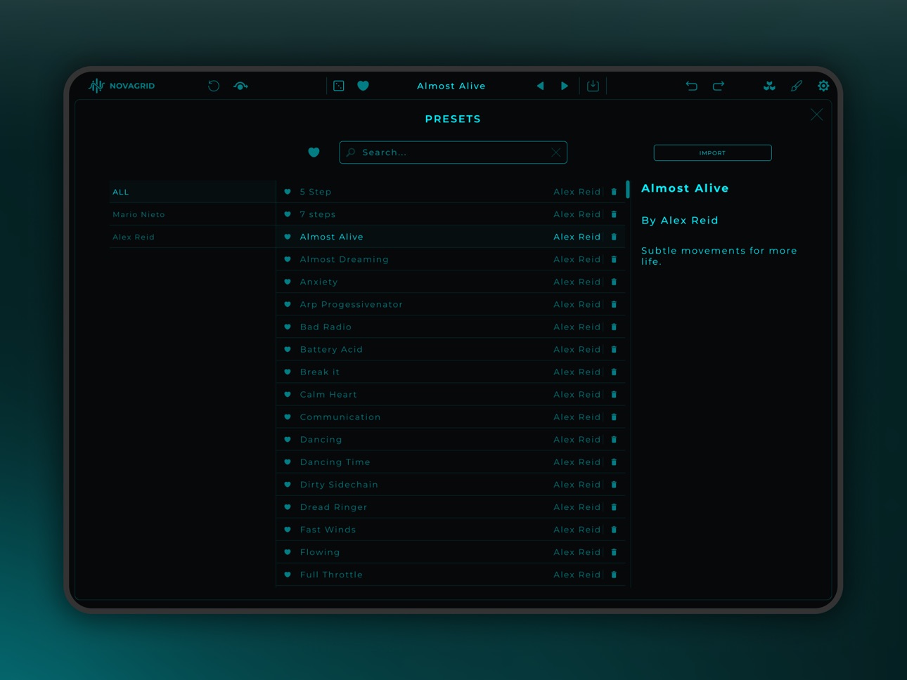 Screenshot 4 of Novagrid FX Sequencer