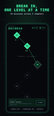 Decodia: Hacker Logic Puzzle screenshot 1