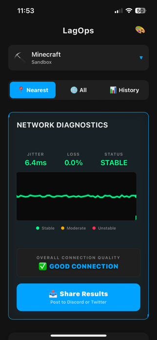 LagOps Screenshot 2 of 8